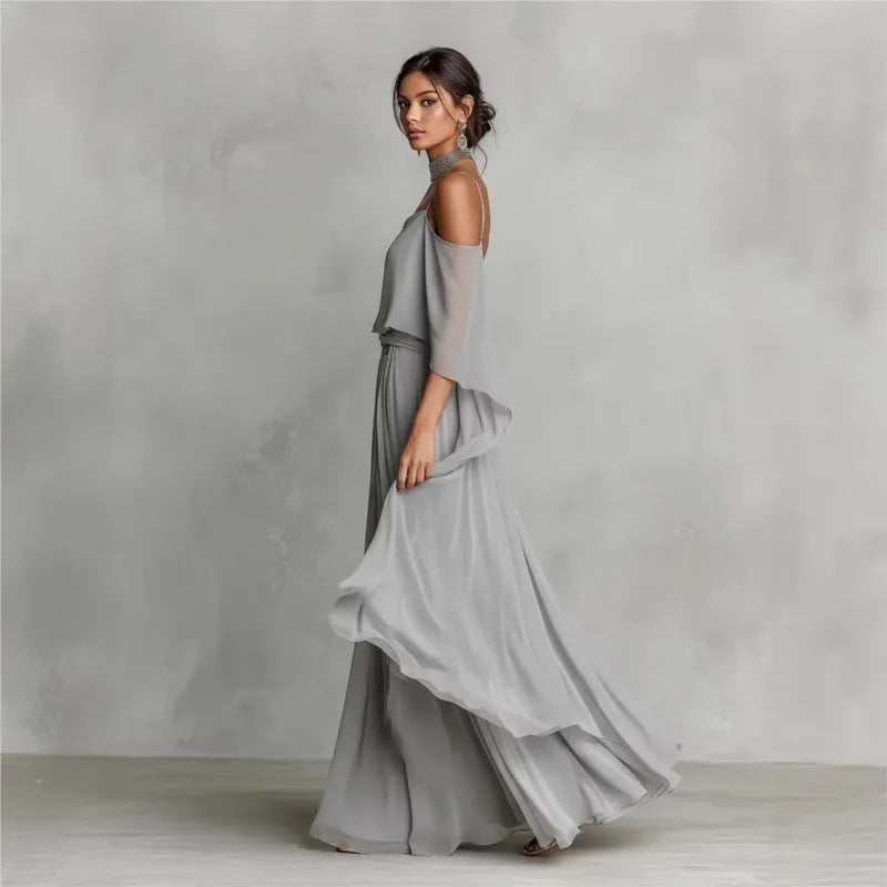Tenue d'été légère en mousseline pour femme