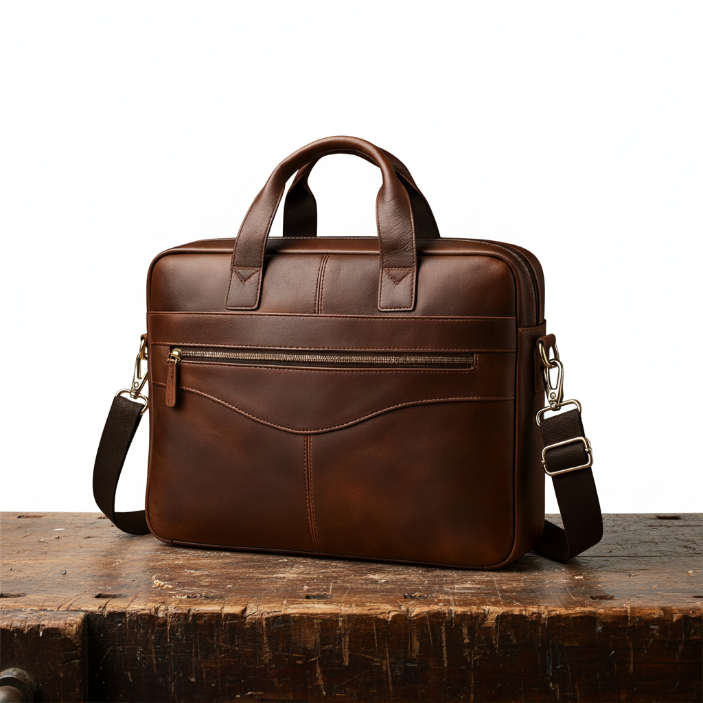 Porte-documents Anthony en cuir