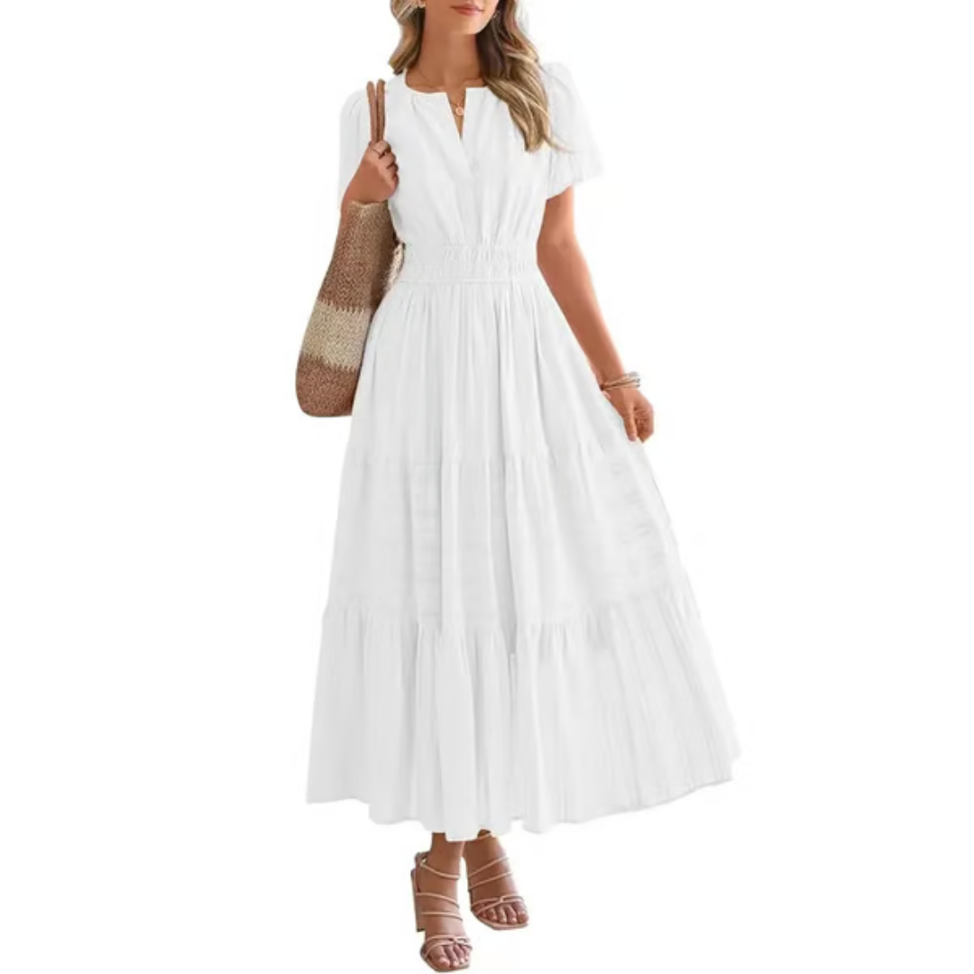 Elara – Robe longue confort aérée