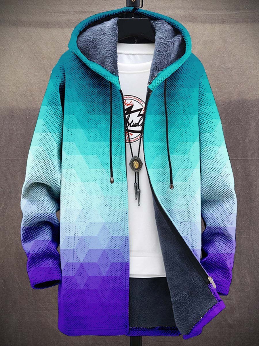 Yindi™ - Sweat à capuche zippé luxueux d'inspiration artistique