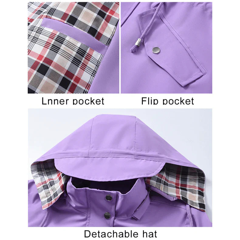 Parka à carreaux