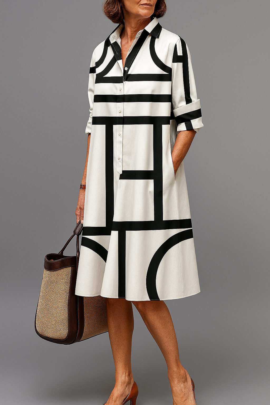 Ellie™ | Robe midi élégante