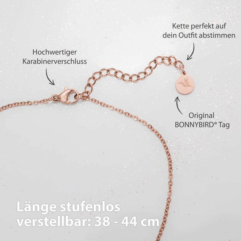 Collier BonnyCoin avec plaque rose