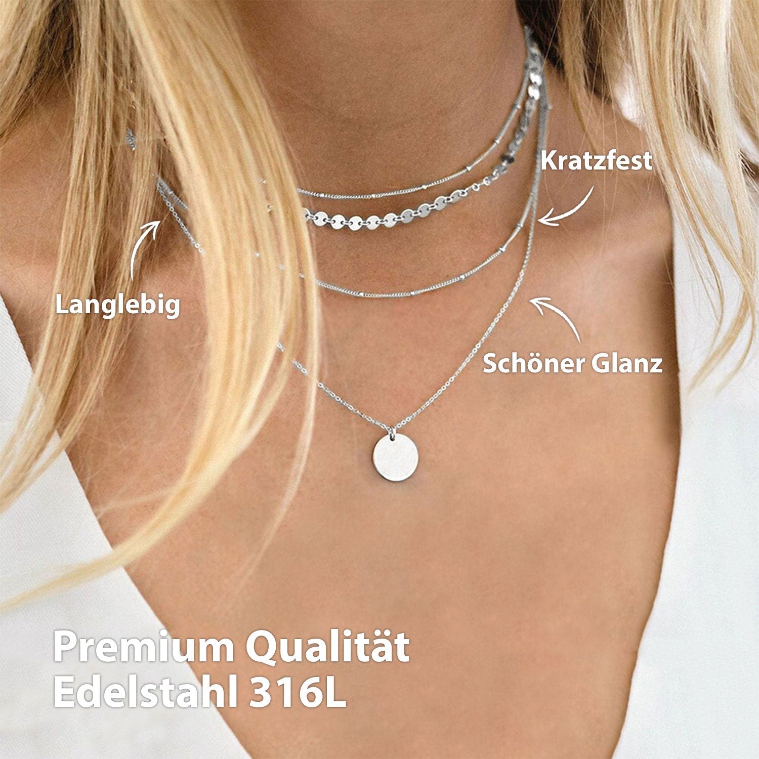 Collier BonnyDot argent