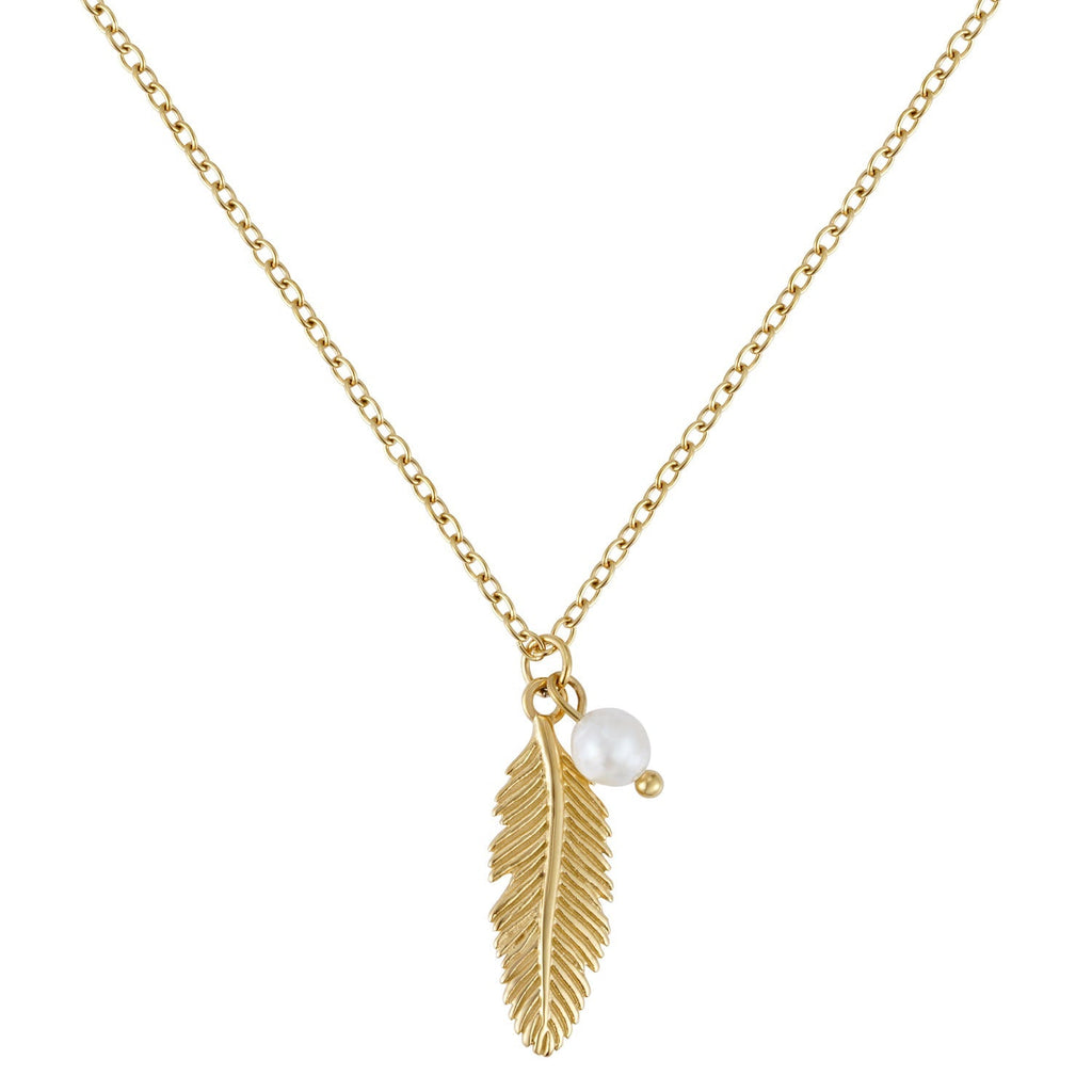 Collier Plume BonnyFeather Or