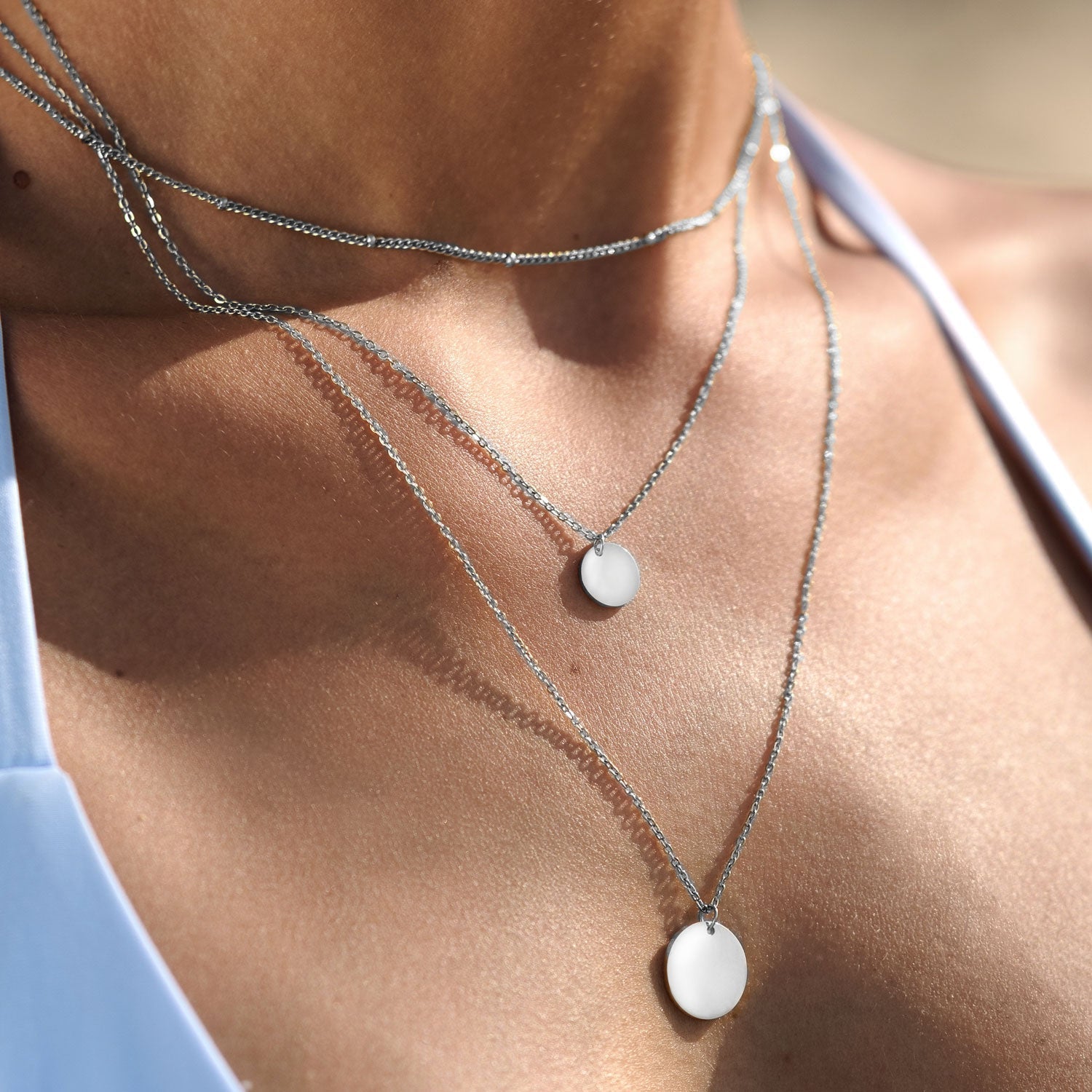 Ensemble collier BonnySydney argent