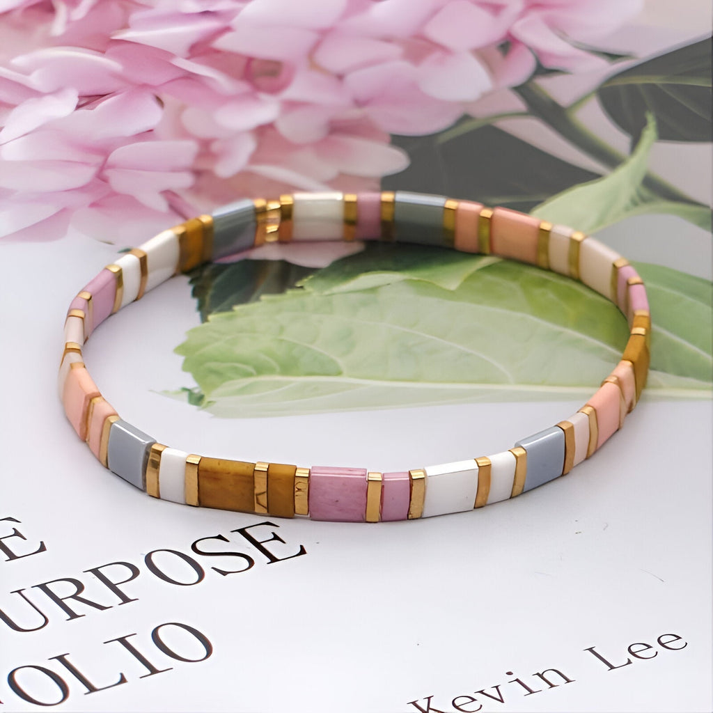 Bracelet perlé PastelHarmony™