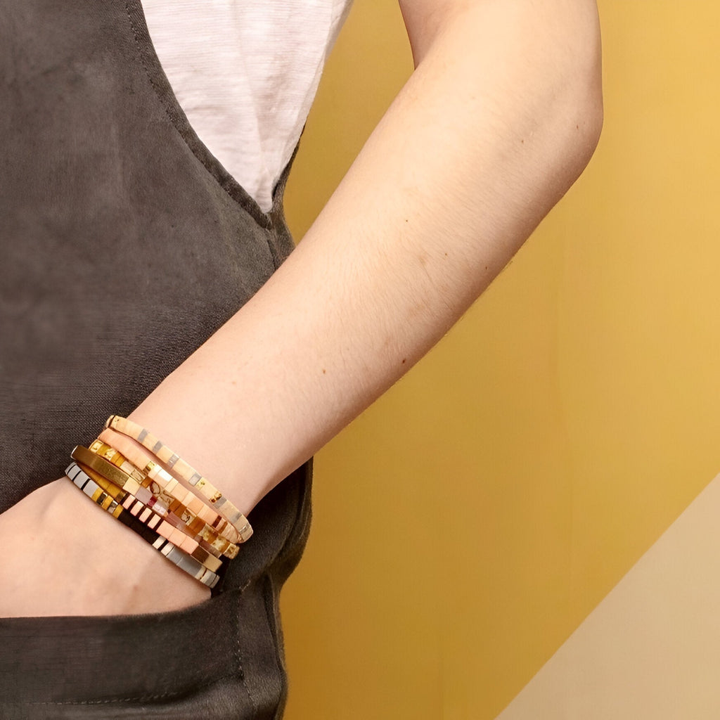 Bracelet perlé PastelHarmony™