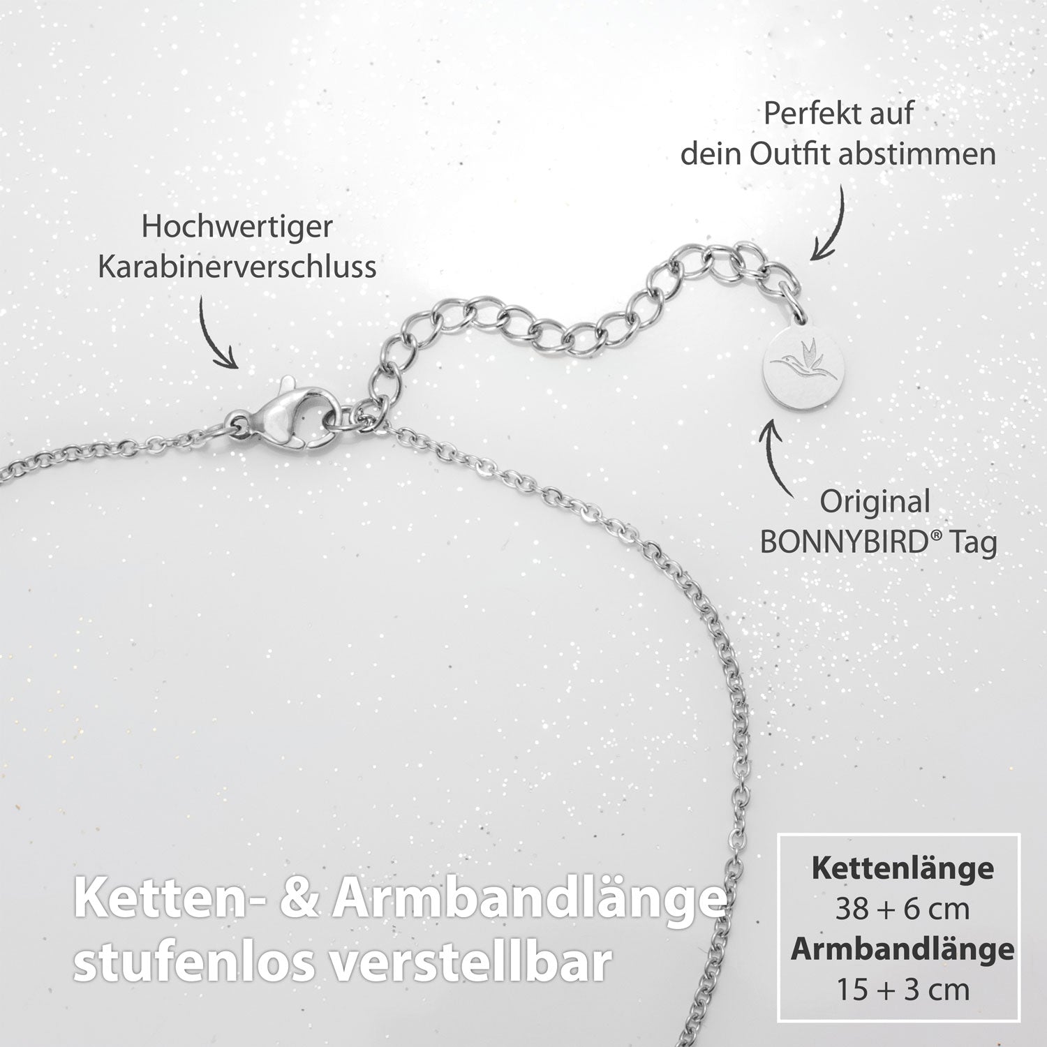Bundle : Collier BonnyBliss Trèfle + Bracelet Argent