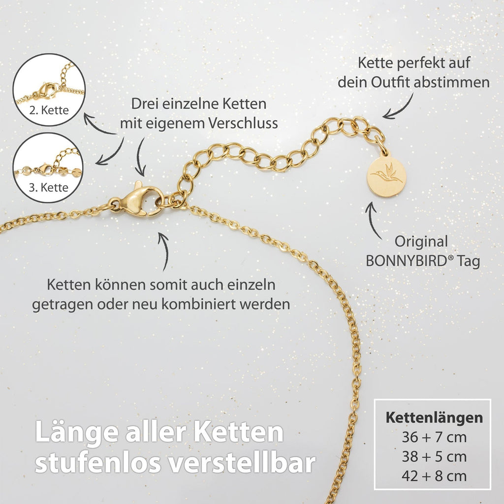 Bundle : Ensemble de colliers BonnyBoho + BonnyDots Doré