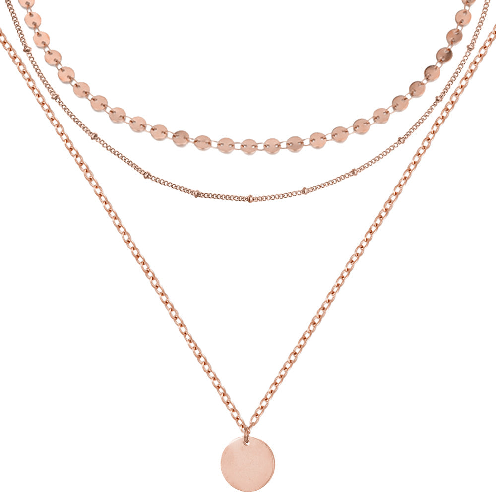 Bundle : Ensemble de colliers BonnyBoho + BonnyDots en or rose