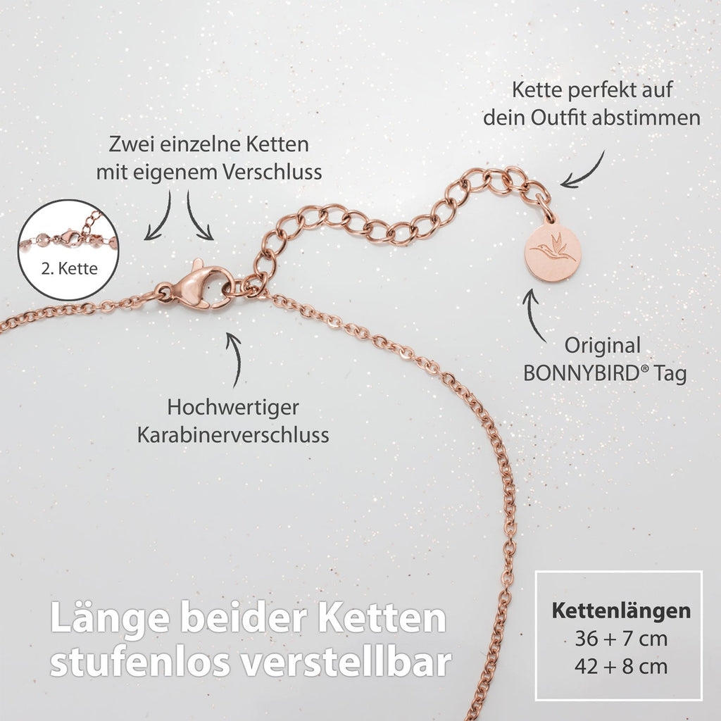 Bundle : Ensemble de colliers BonnyBoho + BonnyDots en or rose