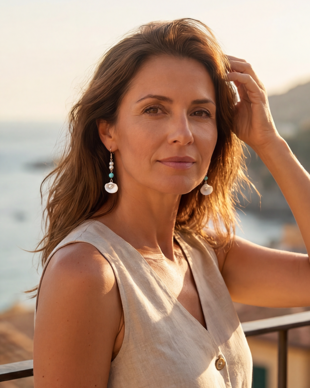 Boucles d'oreilles Perlina