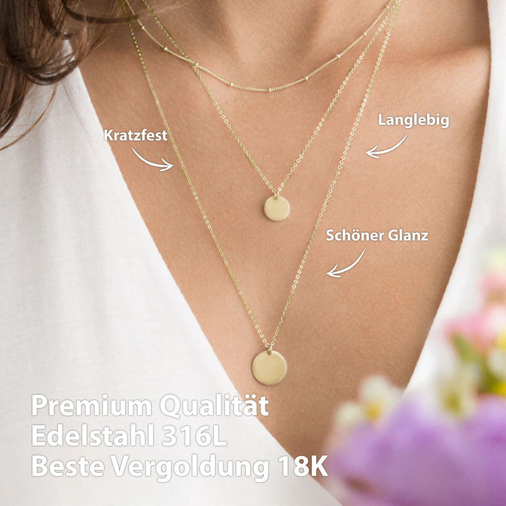 Ensemble collier BonnySydney doré