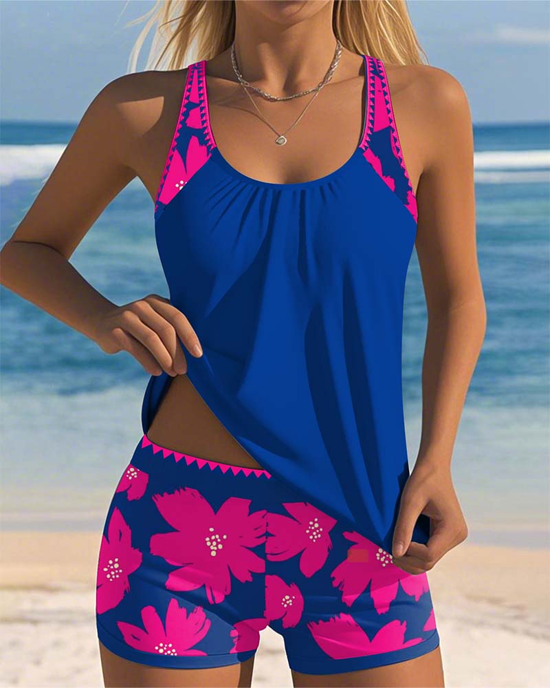 Emma | Floral Print Tankini