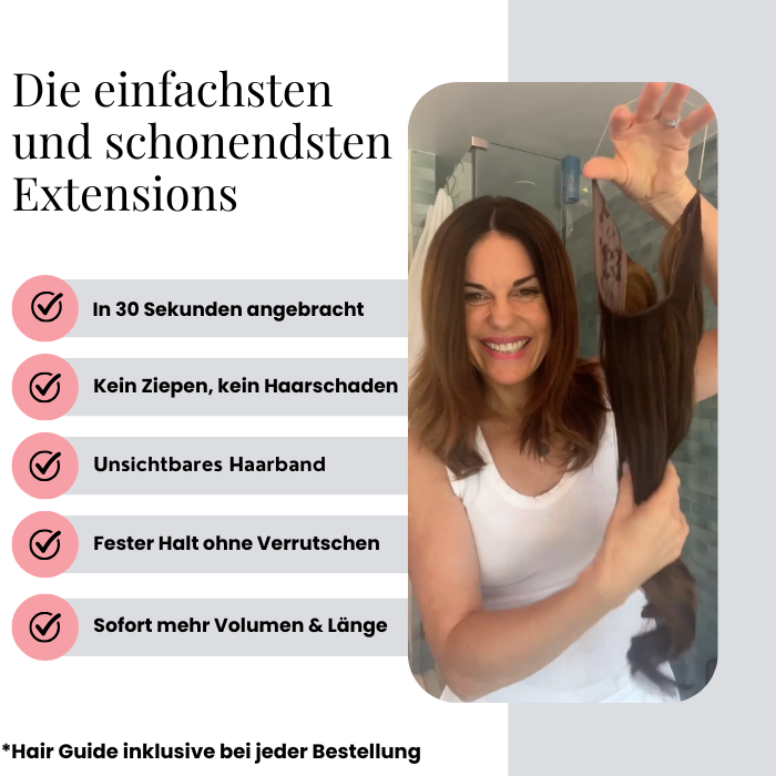 Extensions de cheveux Steinsee – du volume en 30 secondes