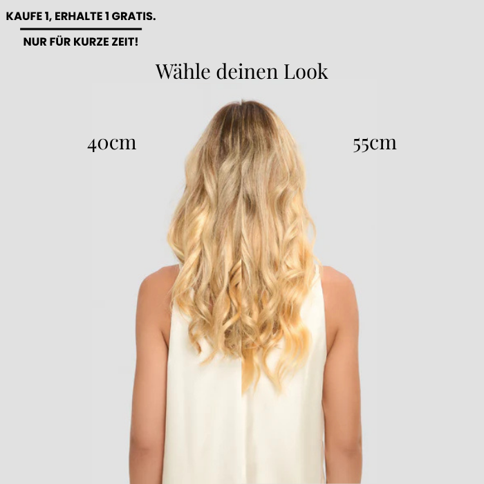 Extensions de cheveux Steinsee – du volume en 30 secondes