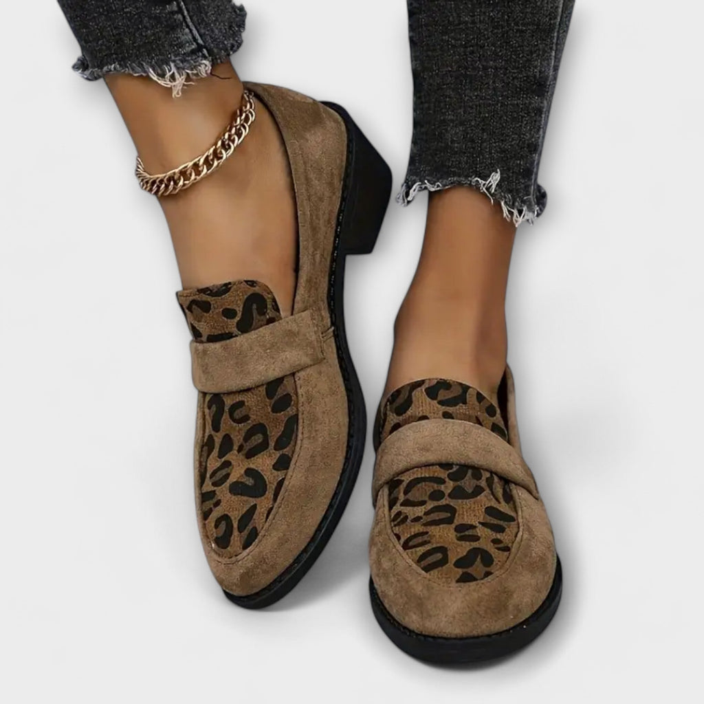 Aurora - Chaussures élégantes pour femmes à imprimé léopard