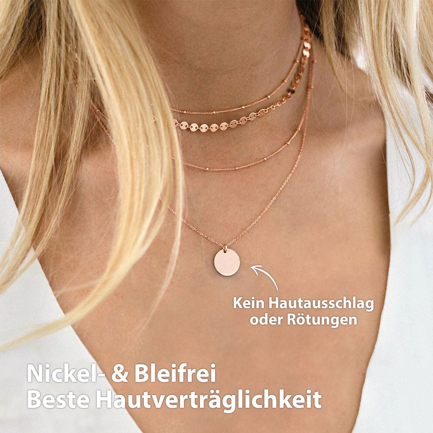 Ensemble collier BonnySydney Rose
