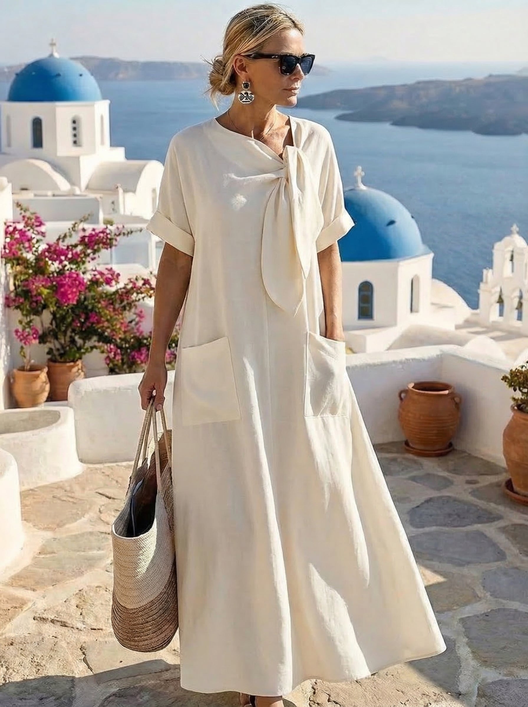 Fleur™ Abito Elegante avec sac