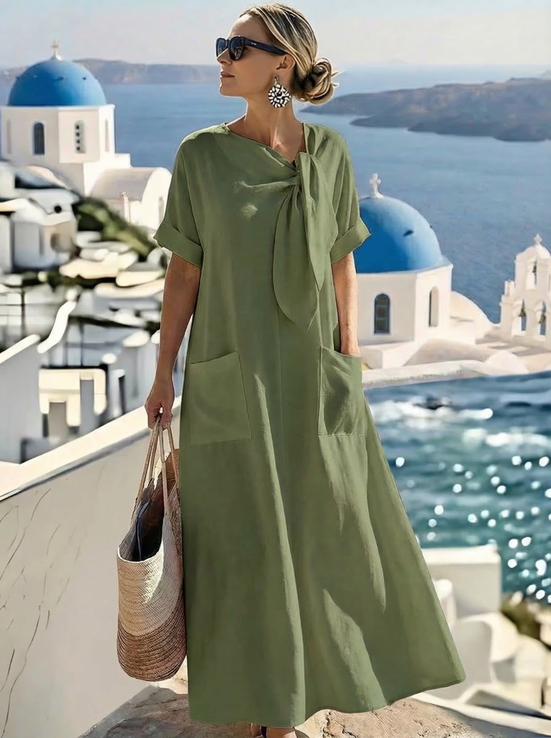 Fleur™ Abito Elegante avec sac