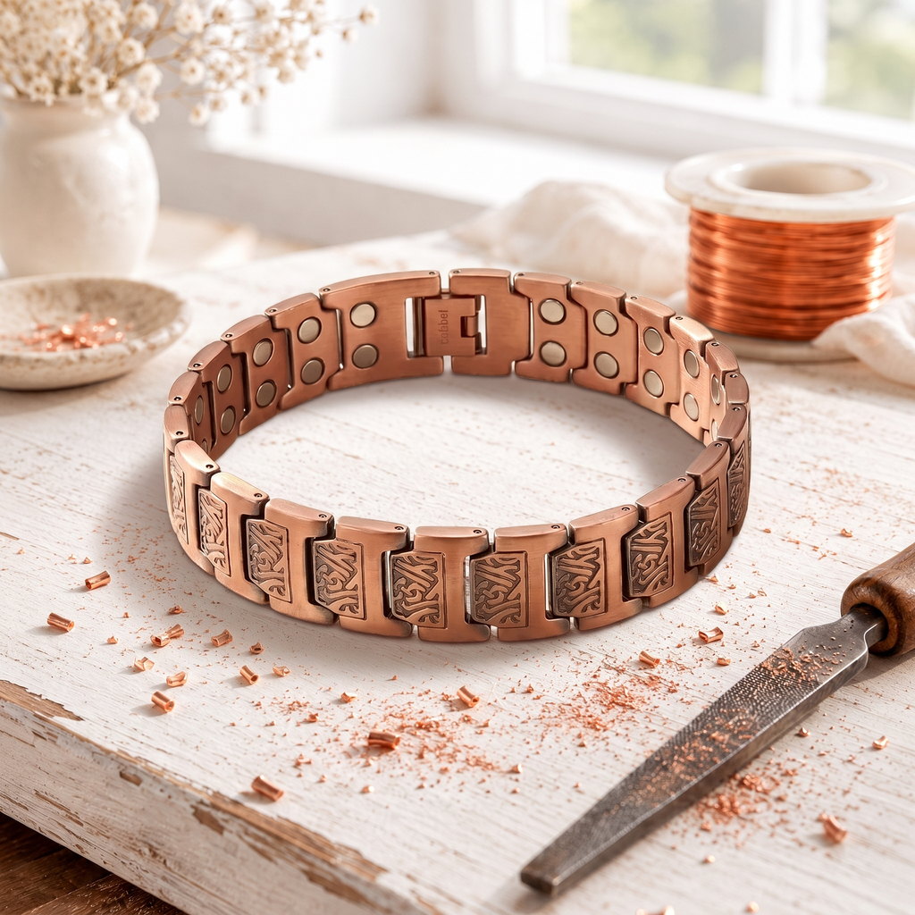 Herren-Armband aus Kupfer