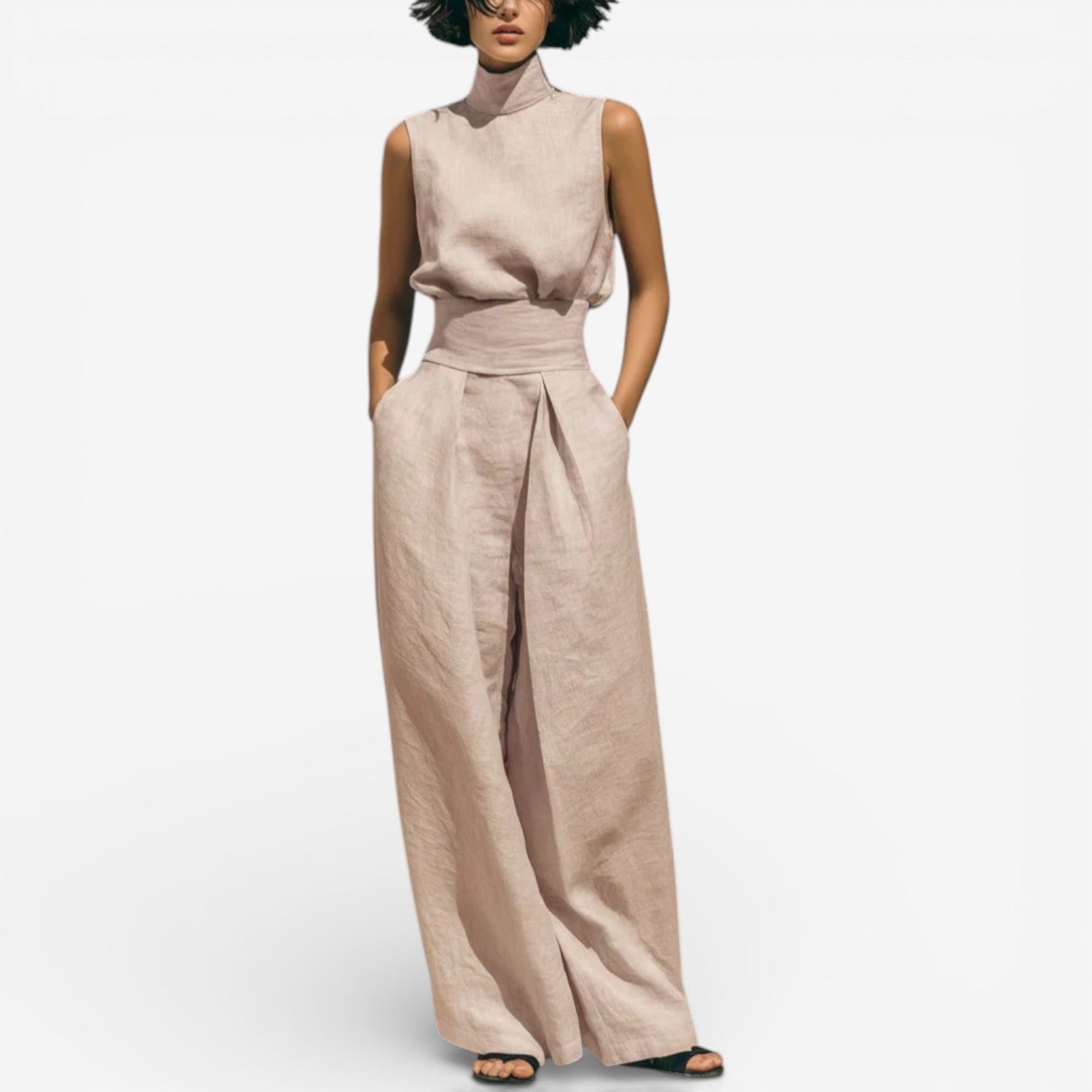 Ensemble pantalon d'été à jambes larges Nina™