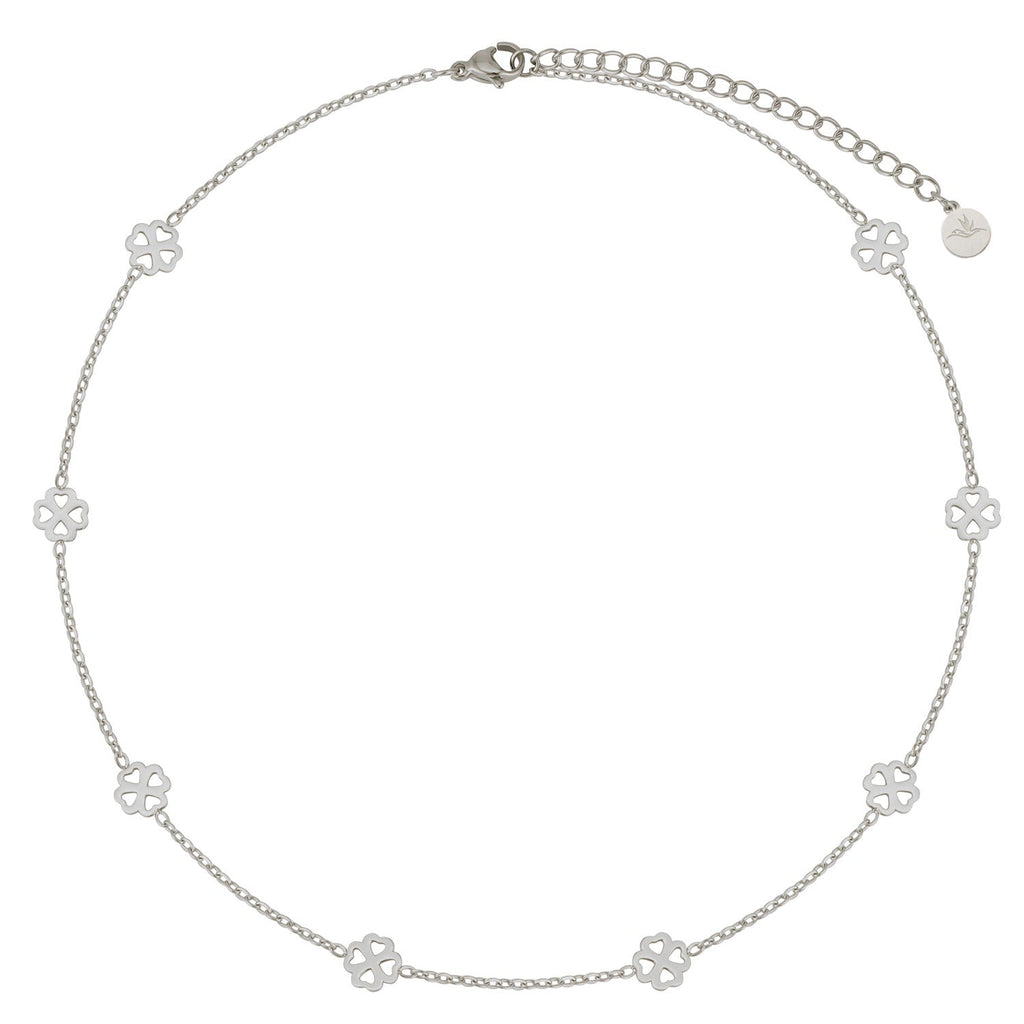BonnyBliss collier trèfle argent