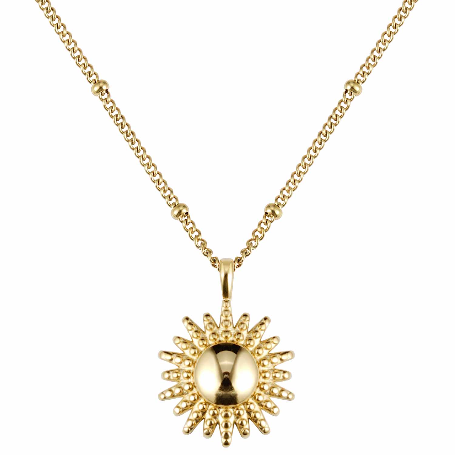 BonnySun collier soleil or