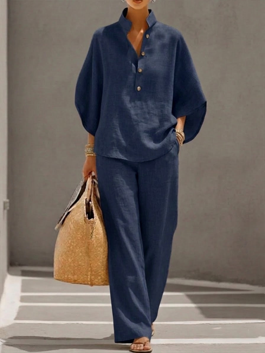 Aurélia™ | Costume deux pièces Palazzo
