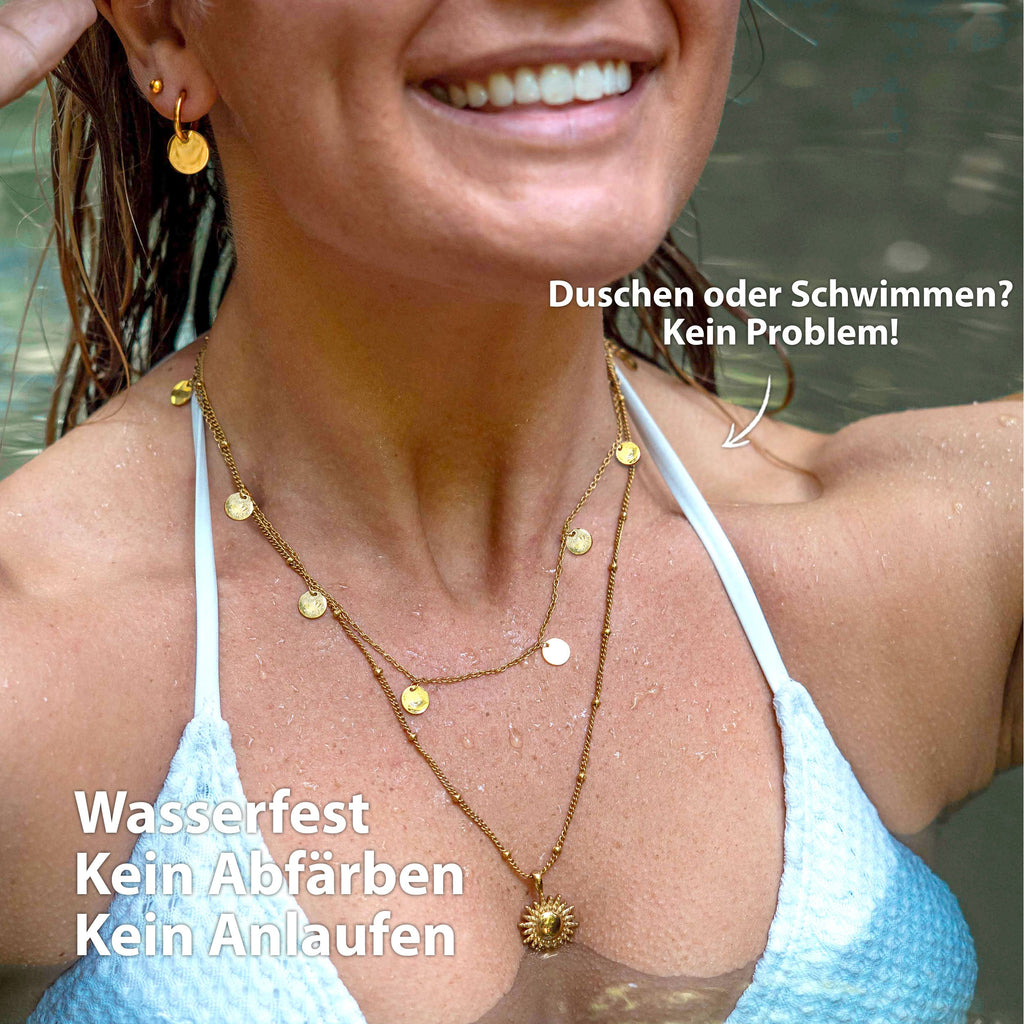 Collier BonnyCoin avec plaques d'or
