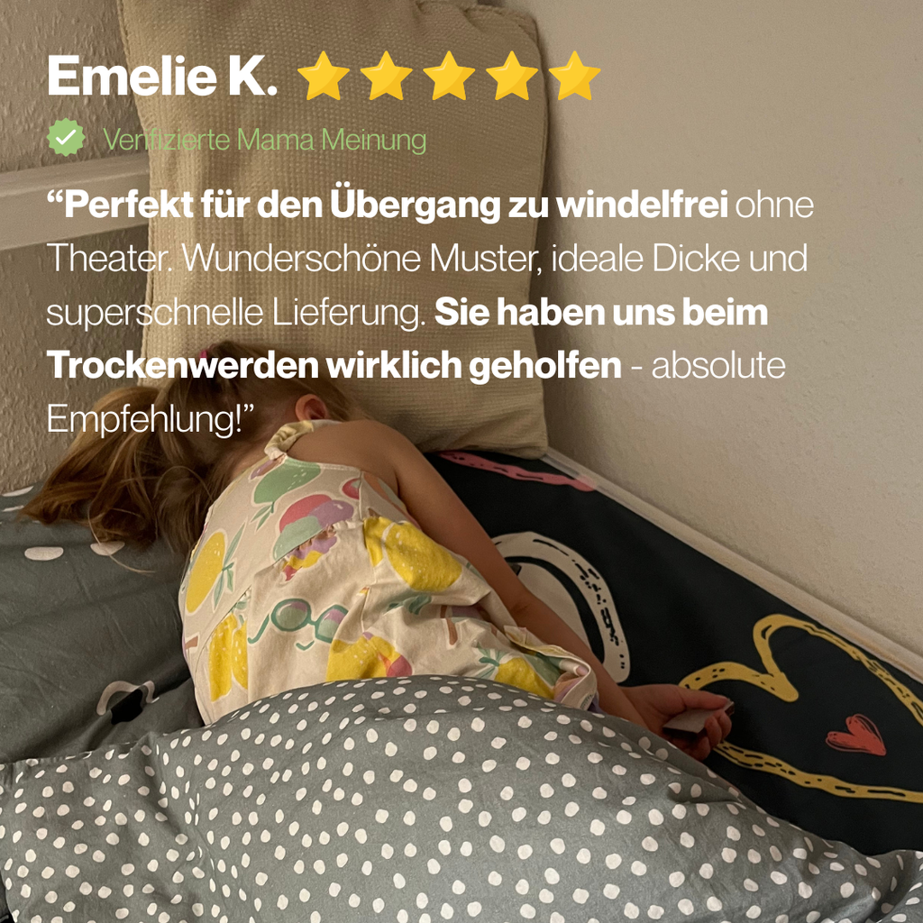 TrockenNacht™ | Wasserdichte & saugfähige Bettauflage