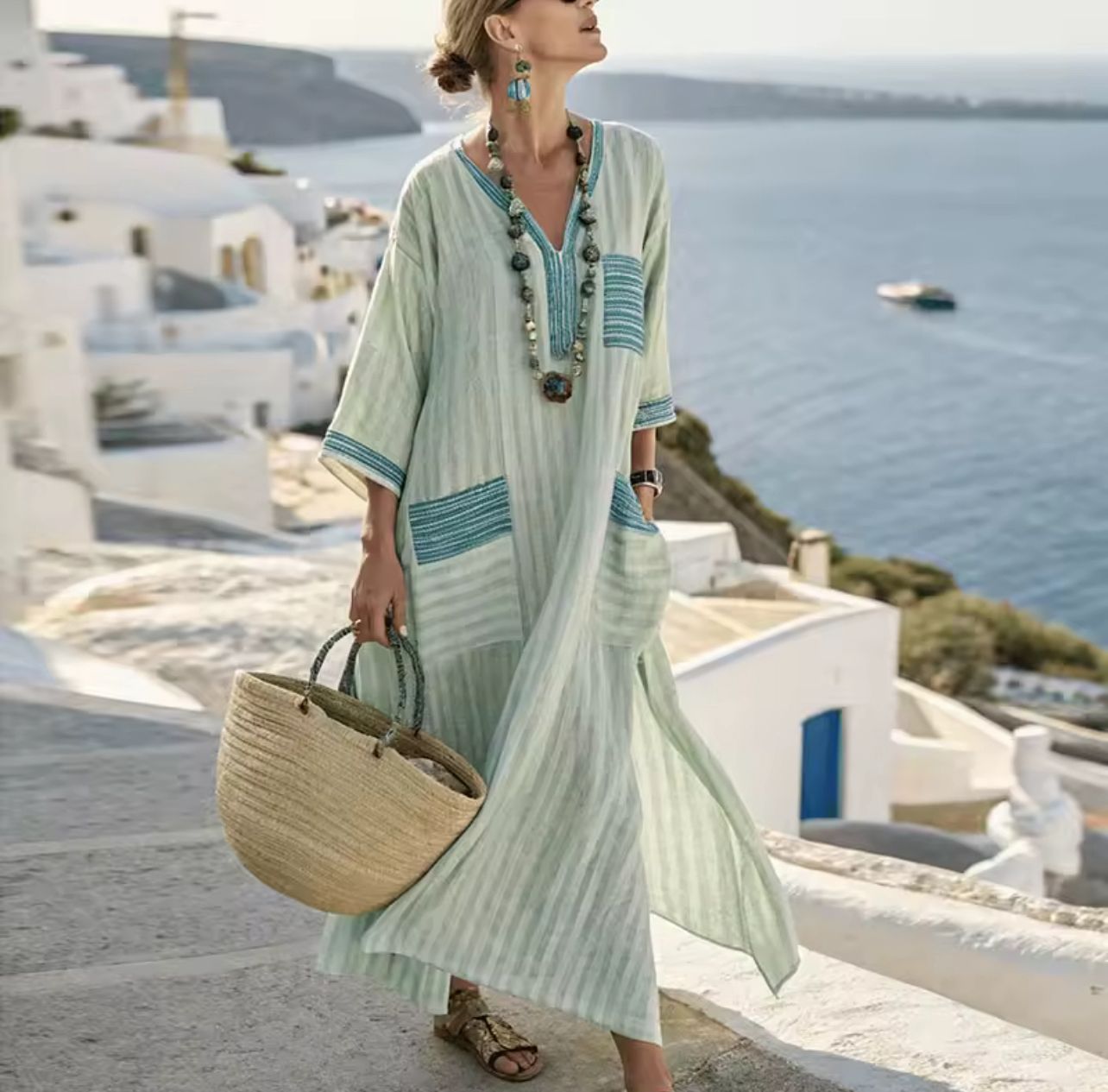 Elegante Mary - Abito longo da spiaggia pour un look estivo alla moda
