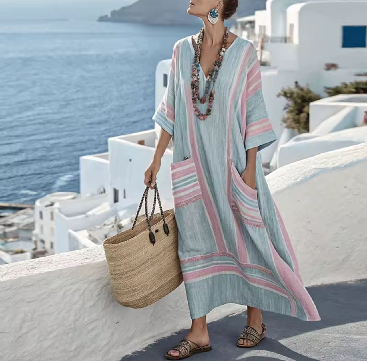 Elegante Mary - Abito longo da spiaggia pour un look estivo alla moda
