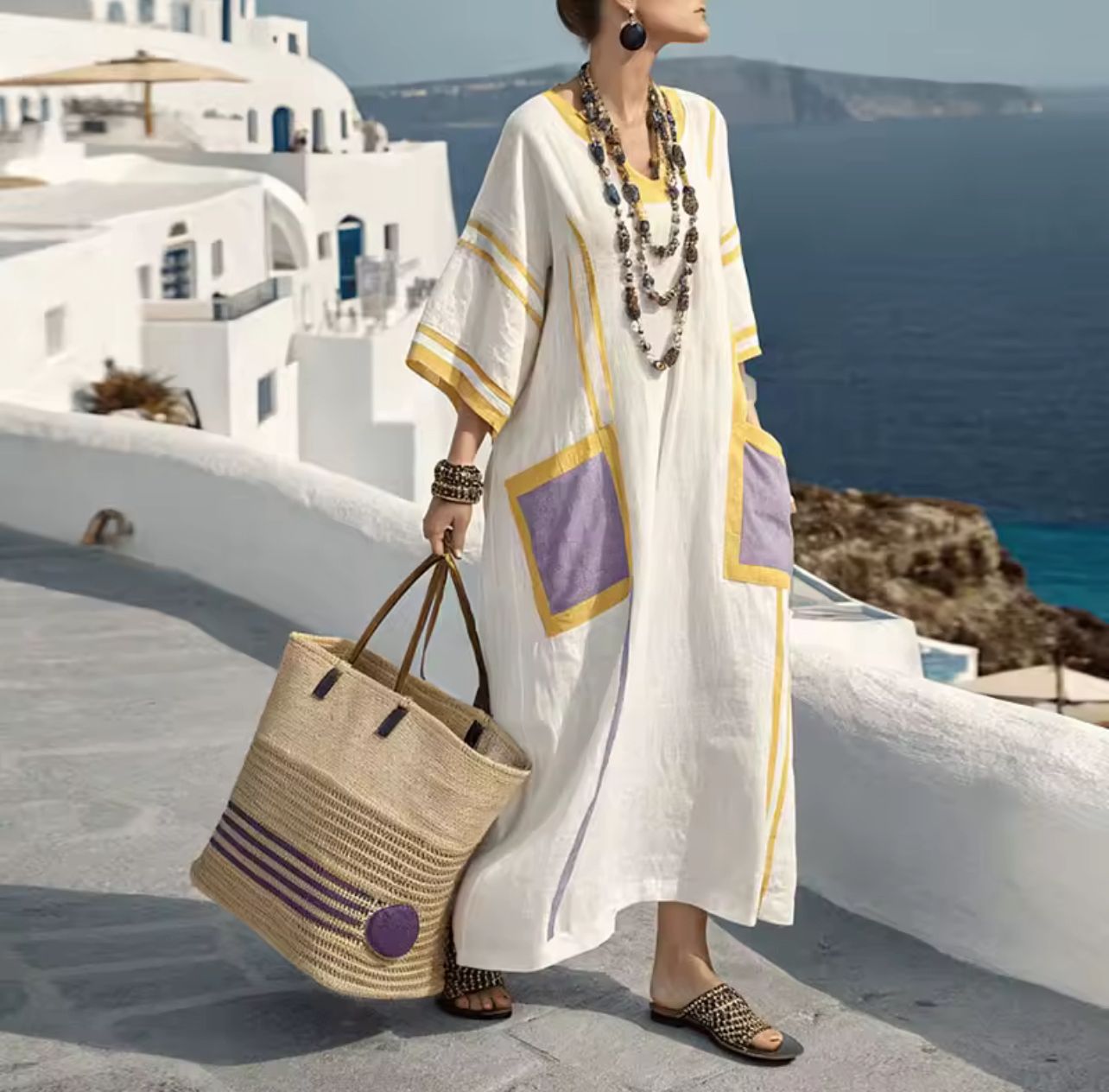 Elegante Mary - Abito longo da spiaggia pour un look estivo alla moda