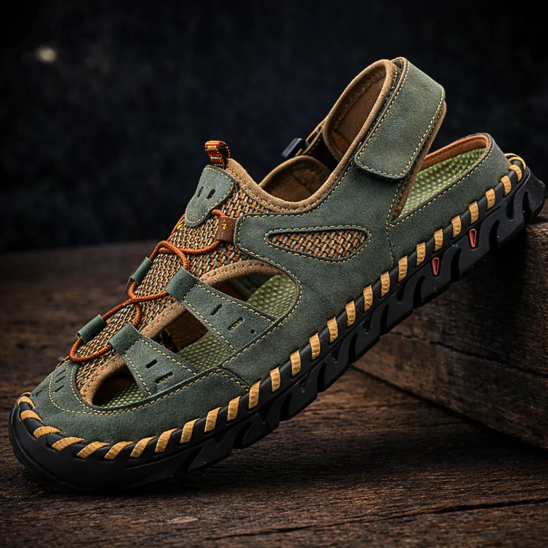 Steinsee | Komfort-Ledersandalen