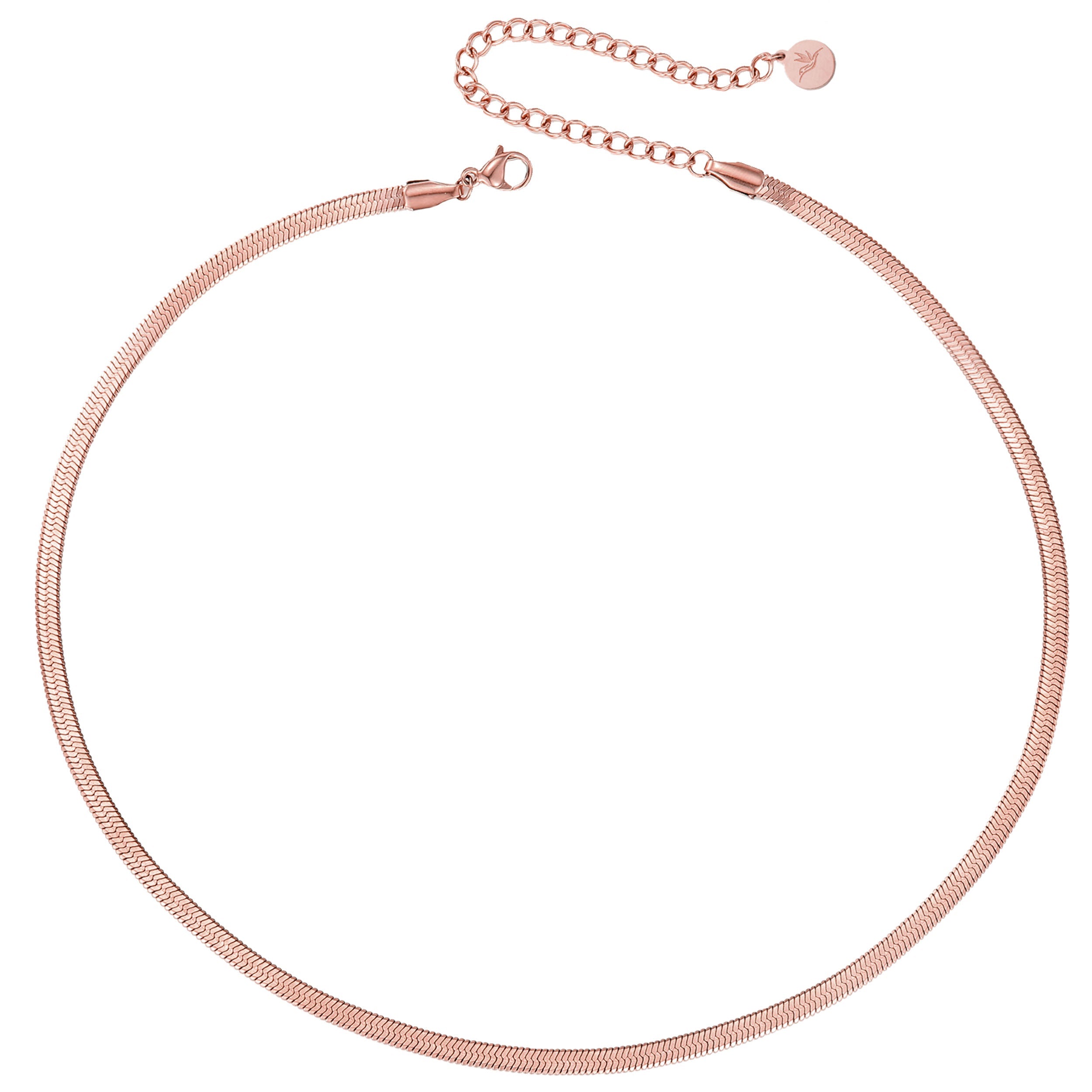 BonnySnake chaîne serpent rose