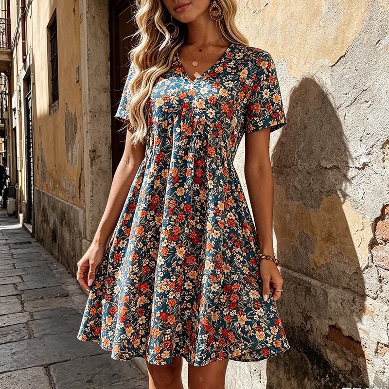 Mireya™ | Robe en jean aérien