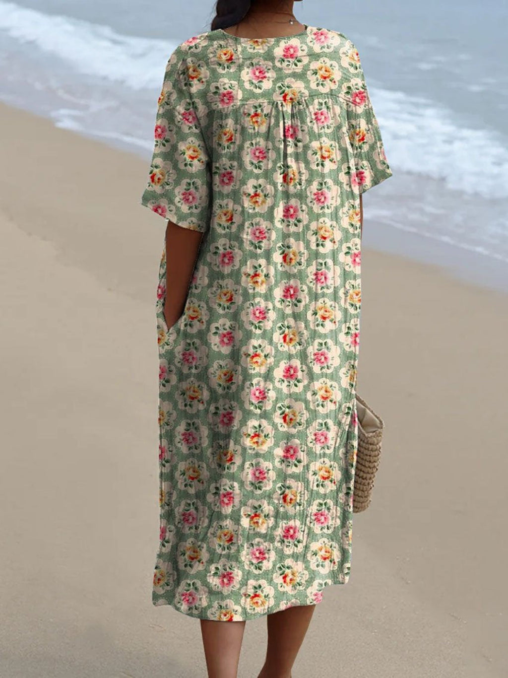 Femke - robe fleurie vintage