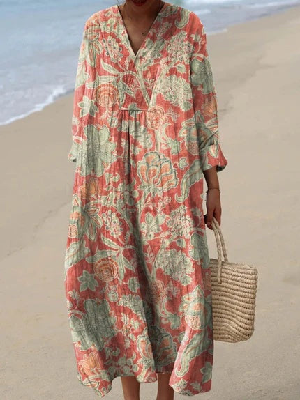 Elin - robe fleurie vintage